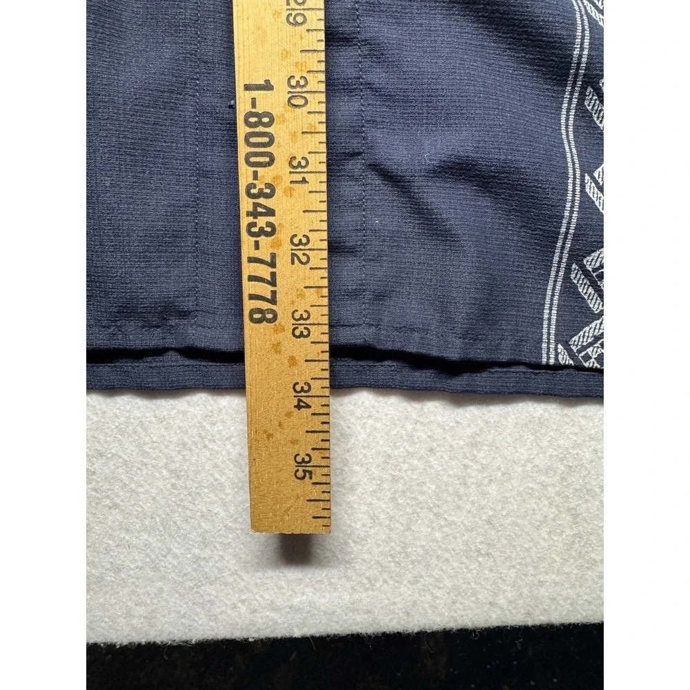 David Taylor Collection Shirt Mens 2XL Blue Button Up Short Sleeve Casual Camp